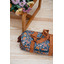 24hours bag Vaeva - charcoal bohemian flowers - Louise Misha