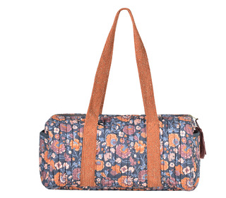 24hours bag Vaeva - charcoal bohemian flowers - Louise Misha