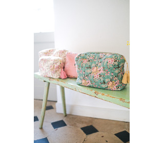 Pouch Marya - blue french flowers - Louise Misha