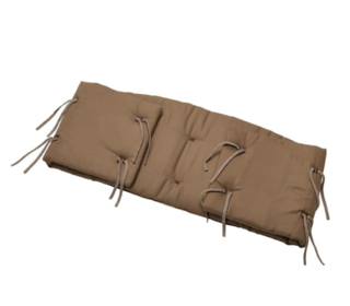 Bumper for Leander Classic Baby Cot, organic - mocca - Leander