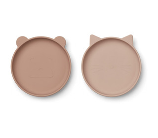 Olivia plate - 2 pack - rose mix - Liewood