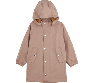 Spencer long raincoat - dark rose - Liewood