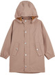 Spencer long raincoat - dark rose
