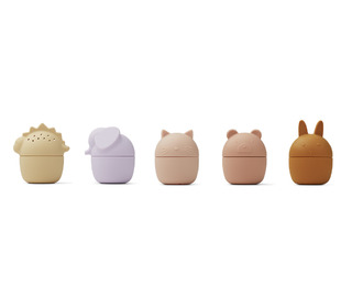 Gaby bath toys 5-pack - rose multi mix - Liewood