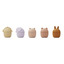 Gaby bath toys 5-pack - rose multi mix - Liewood