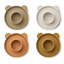 Janus egg cup 4-pack - Mr bear oat multi mix - Liewood