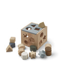 Mark puzzle cube - geometric/blue fog multi mix