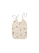 Lai bib - peach/sea shell mix