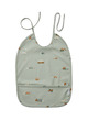 Lai bib - vehicles/dove blue mix