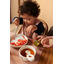 Vivi printed tableware set - peach/sea shell mix - Liewood