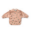 Merle ruffle cape bib - berry/pale tuscany - Liewood