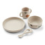 Vivi printed tableware set - safari sandy mix - Liewood