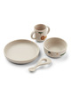 Vivi printed tableware set - safari sandy mix