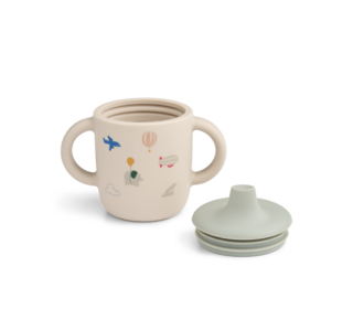 Neil sippy cup - flying/sandy - Liewood