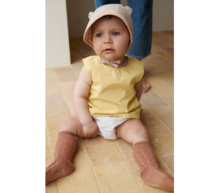 Rae sun hat - Y/D stripe: tuscany rose/sandy - Liewood