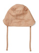 Rae sun hat - Y/D stripe: tuscany rose/sandy