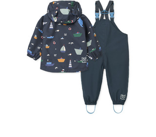 Manu rainwear set - sailing/classic navy - Liewood