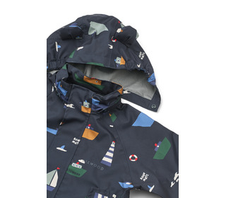 Manu rainwear set - sailing/classic navy - Liewood