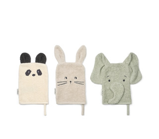 Sylvester washcloth - dove blue mix - Liewood