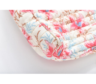 Pouch Teiki - raspberry flowers - Louise Misha