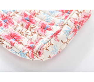 Pouch Teiki - raspberry flowers - Louise Misha