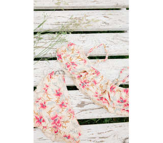 Bikini set Zacata - raspberry flowers│Louise Misha