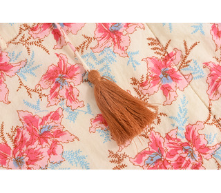 Changing mat Olaydé - raspberry flowers - Louise Misha