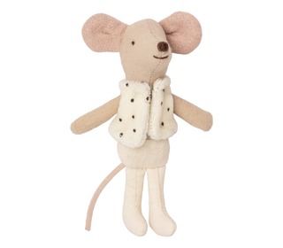 Mouse, Little brother in box - dancer - Maileg