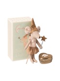 Mouse, Tooth Fairy in box, girl & metal heart 