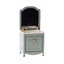 Sink dresser w. mirror, mouse - dark mint - Maileg