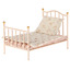 Vintage bed, mouse - rose - Maileg