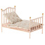 Vintage bed, mouse - rose - Maileg