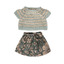 Knitted sweater and skirt for big sister mouse - Maileg
