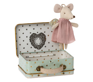 Angel mouse in suitcase  - Maileg