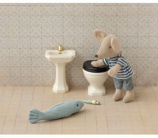 Bathroom sink mouse - off white - Maileg