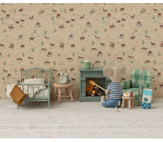 Vintage bed, mouse - mint - Maileg