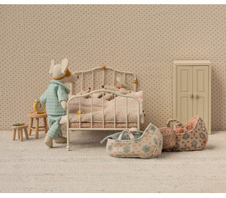 Carry cot, baby mouse - rose - Maileg