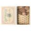 Sleepy wakey baby mouse in matchbox - rose * - Maileg