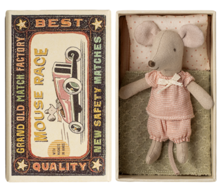 Little sister mouse in matchbox* - Maileg