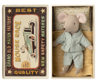 Little brother mouse in matchbox * - Maileg