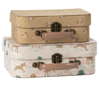 Suitcase set 2 pcs - unicorn - Maileg Suitcase set 2 pcs - unicorn - Maileg