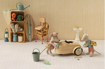 MAILEG - Car Mouse - wheat