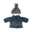 Knitted sweater and hat, dad mouse - Maileg