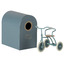 Abri à tricycle, mouse - petrol blue - Maileg