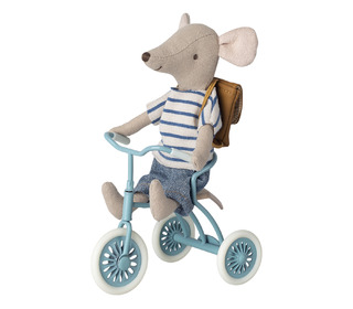 Abri à tricycle, mouse - petrol blue - Maileg