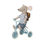 Abri à tricycle, mouse - petrol blue - Maileg