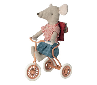 Abri à tricycle, mouse - coral - Maileg