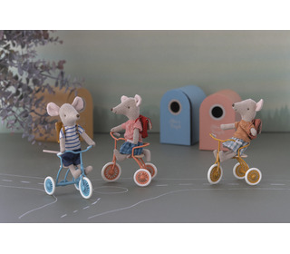 Abri à tricycle, mouse - petrol blue - Maileg