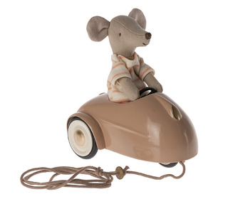 Mouse car - dark powder - Maileg