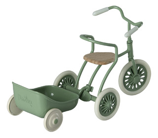 Tricycle hanger, Mouse - green - Maileg